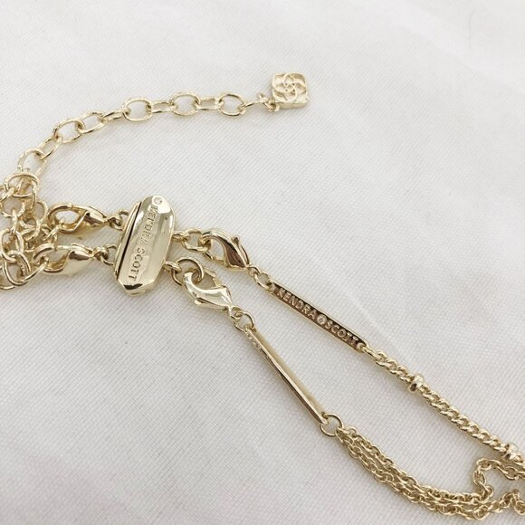 Kendra Scott Susie Convertible Gold Necklace - Picture 3 of 4